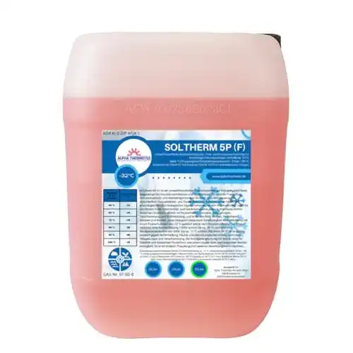 Solarflüssigkeit Thermotec 25 l rot für Solarkollektoren bis -27° C