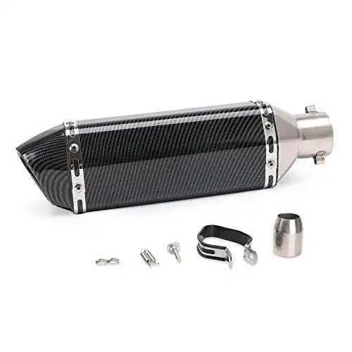 Motorrad Auspuff Pacewalker 38-51mm 1.5-2 Zoll Einlass Slip On