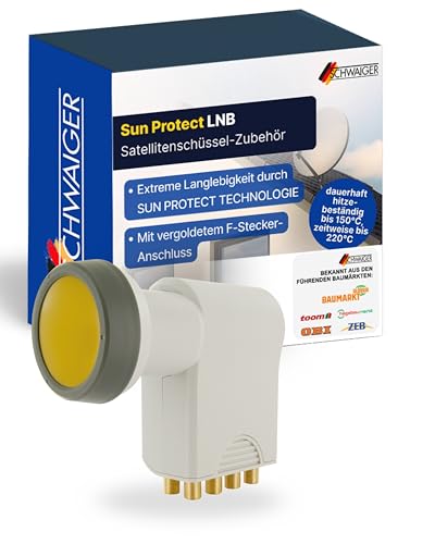 Schwaiger Octo LNB für 8 Teilnehmer mit integriertem Multischalter