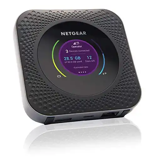 Netgear Nighthawk Mobiler WLAN Router MR1100 4G LTE Hotspot für bis zu 20 Geräte