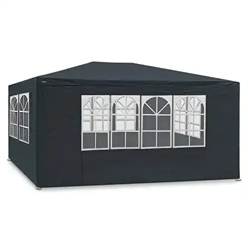 MaxxGarden Pavillon 3×4 m Gartenzelt und Partyzelt für Gartenfeiern