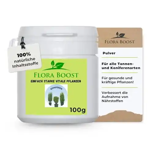 Flora Boost Koniferendünger 100g für Tannen, Koniferen und Thujen