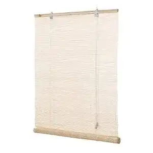 Bambusrollo Ventanara Rollo aus Bambus mit Montagematerial (Natur, 130 x 220 cm)