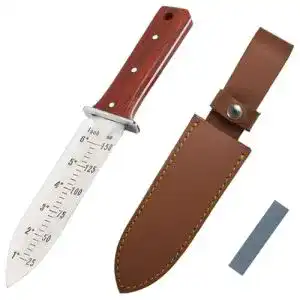 Grabungsmesser ProtectorTech Rostfreies Hori Hori Gartenmesser