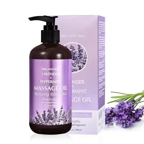 Massageöl Newvenper Lavendel zur Beruhigung und Entspannung