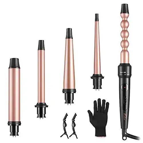 5-in-1 Lockenstab von Culwad für große und kleine Locken