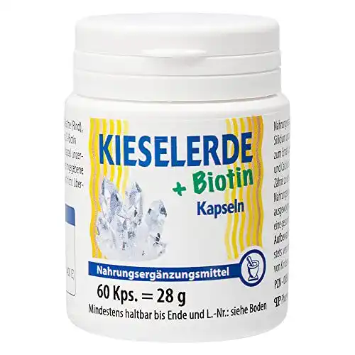 Kieselerde-Kapseln von Pharma Peter mit Biotin, 60 Kapseln