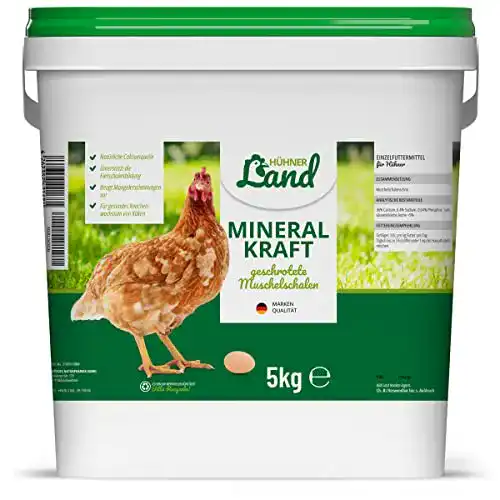 Muschelgrit für Hühner von Hühner Land – 5 kg Mineralfutter