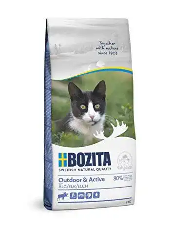 Bozita Outdoor & Active Elch Katzenfutter – Trockenfutter für aktive Katzen
