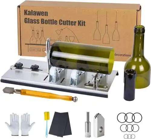 Flaschenschneider Kalawen mit verstellbarem Rad zum Schneiden von Glasflaschen