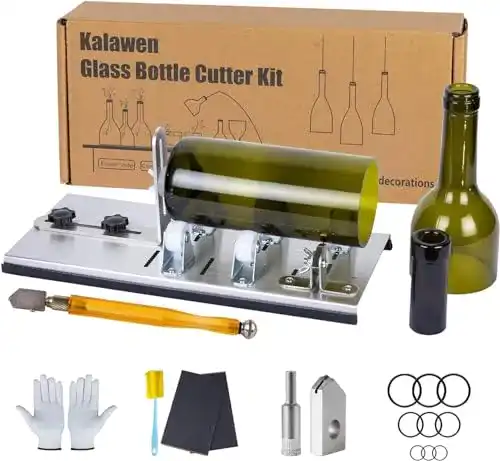 Flaschenschneider Kalawen mit verstellbarem Rad zum Schneiden von Glasflaschen
