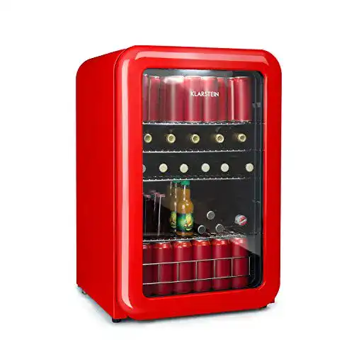 Getränkekühlschrank Klarstein PopLife Mini-Bar im Retro-Design