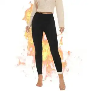 Gefütterte Leggings AMIYOYO für Damen – Thermoleggings mit Fleece