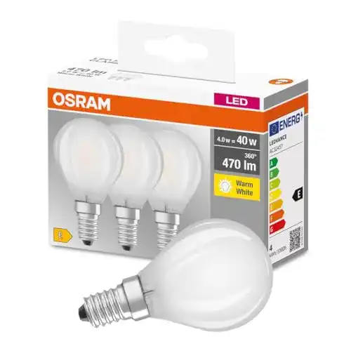 E14 LED Osram LED Base Classic P Tropfenform mit E14 Sockel