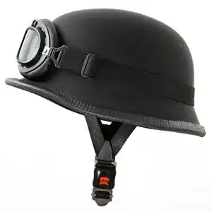 Halbschalenhelm ATO WH1 Motorradhelm im Wehrmacht-Stil
