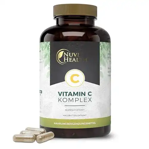 Acerola-Kapseln von Nuvi Health mit Vitamin C Komplex