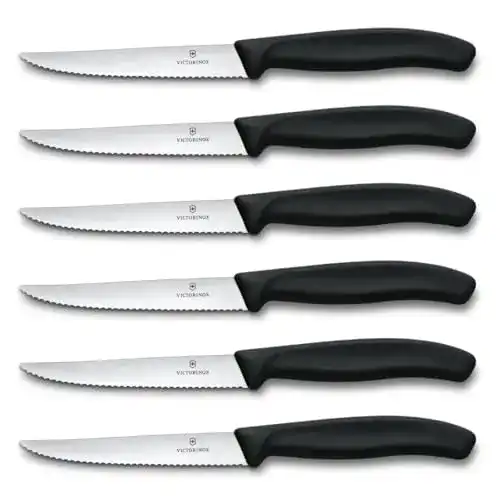 Victorinox Küchenmesser Swiss Classic Steakmesser-Set, 6-teilig