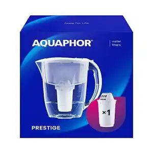 Wasserfilterkanne AQUAPHOR Prestige in Weiß mit A5 Filter
