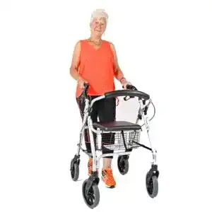 Dietz Rollator Ligero Gehhilfe Leichtgewicht in Schwarz, Größe M