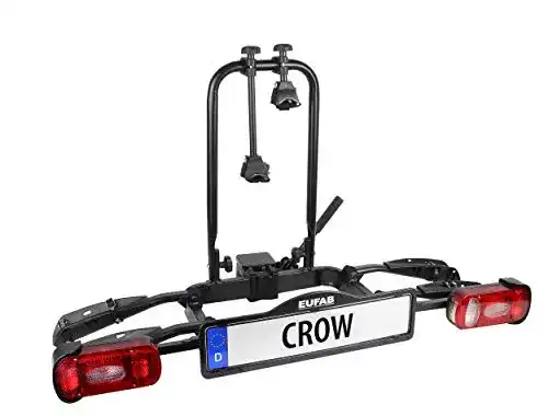 Eufab Fahrradträger CROW 11563 für E-Bikes und Fahrräder