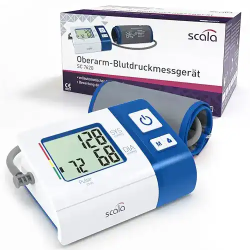 Oberarm-Blutdruckmessgerät Scala SC 7620 mit Fuzzy-Logic-Technologie