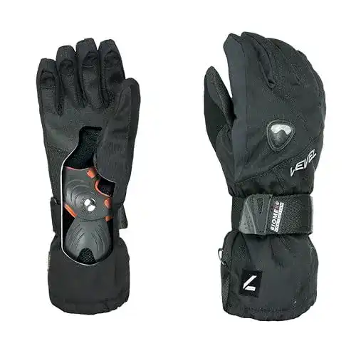Level Jungen Handschuhe Fly JR in Schwarz, Größe 6.5 XL