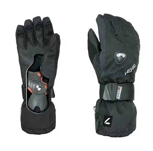 Level Jungen Handschuhe Fly JR in Schwarz, Größe 6.5 XL