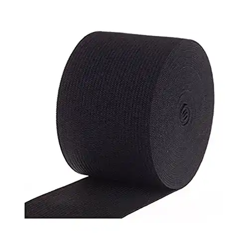 Breites Gummiband Simpleelove Schwarz Elastisch für Nähen und Basteln