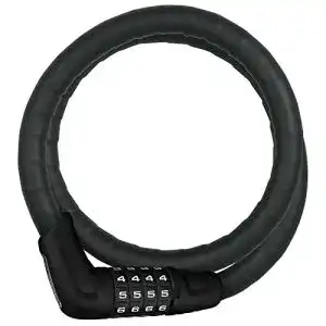 Abus Kabelschloss 86173 Steel-O-Flex, Schwarz, 85 cm