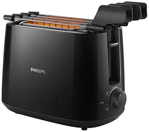 Philips Toaster Daily Collection HD2583/90 600 W schwarz