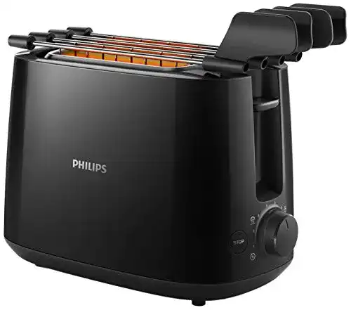 Philips Toaster Daily Collection HD2583/90 600 W schwarz