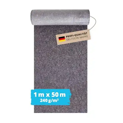 Malervlies Alfa Abdeckvlies 1 m x 50 m mit 240 g/m² für Oberflächenschutz
