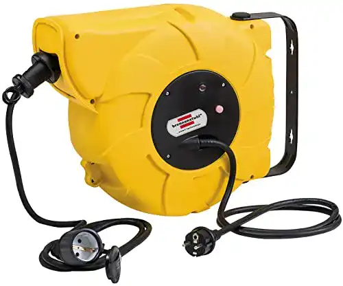Kabeltrommel Automatik Brennenstuhl IP44 für Außenbereich