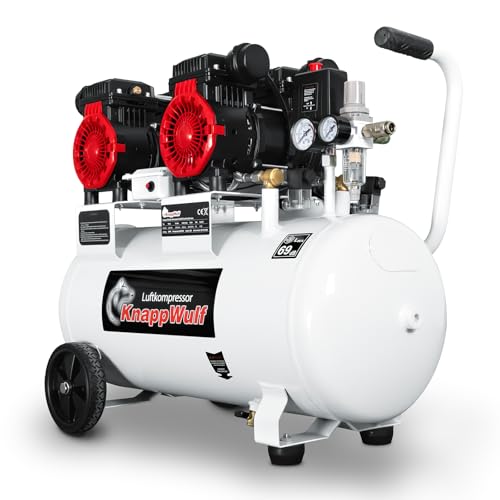Knappwulf Flüsterkompressor mit 50L Kessel und 10bar Druck