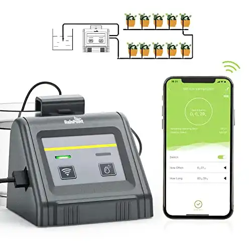 Bewässerungssystem RAINPOINT WiFi für automatische Pflanzenpflege