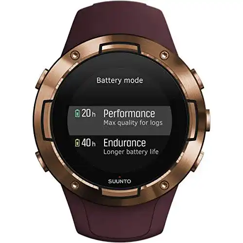 Suunto 5 Sports Watch in Burgund-Kupfer, Einheitsgröße
