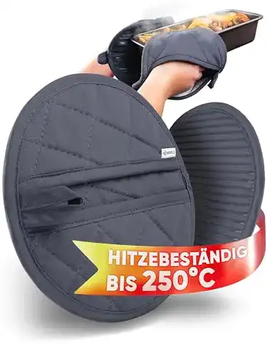 Topflappen Set von WOHNHELD – Hitzebeständig bis 250 °C
