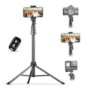 Handystativ Ubeesize mit Bluetooth-Fernbedienung und 157 cm Höhe