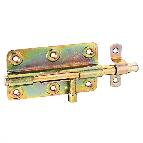 Türriegel Alberts 128982 Bolzenriegel mit rundem Griff und Sicherheitsfunktionen
