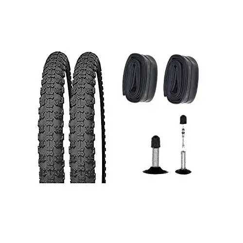 Fahrradreifen 20 Zoll Kenda K50 Set mit 2 BMX Reifen und Schläuchen
