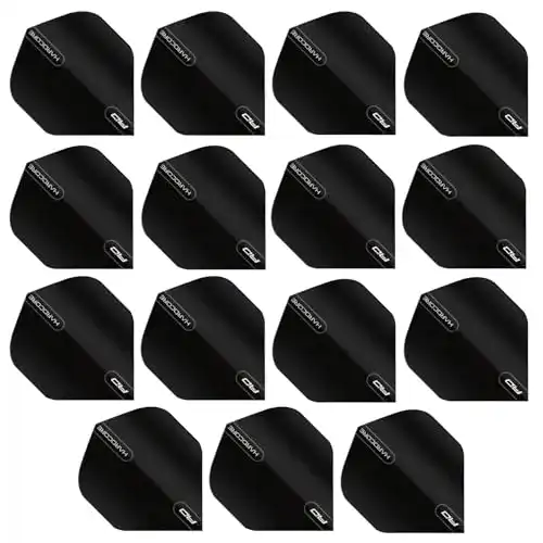 Dart Flights Red Dragon Hardcore XT Black Extra Dick Standard
