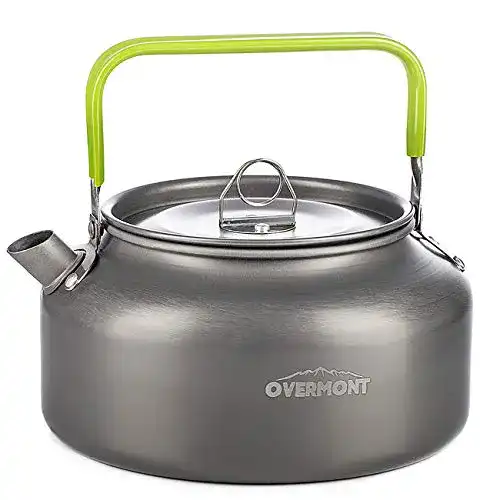 Wasserkessel Overmont aus Aluminium für Camping und Outdoor