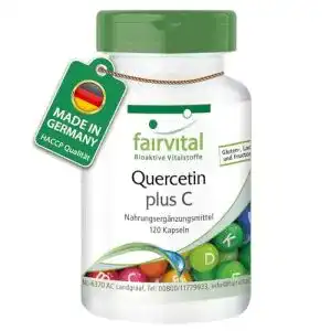 Quercetin Fairvital Kapseln mit Vitamin C, hochdosiert 250mg