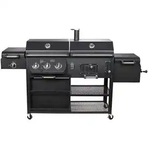 Kombigrill El Fuego Arizona Gas- und Holzkohlegrill mit Infrarotbrenner