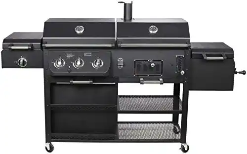 Kombigrill El Fuego Arizona Gas- und Holzkohlegrill mit Infrarotbrenner