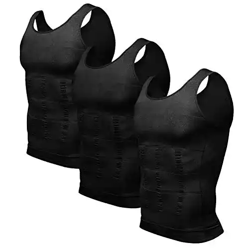 Shapewear für Herren – Odoland Unterhemd im 3er Pack