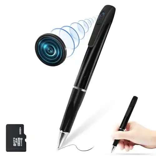Kugelschreiber-Kamera Tebetu Mini Kamera für Videoaufzeichnung
