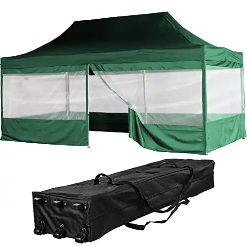 Pavillon 3×6 m von INSTENT mit 4 Seitenteilen