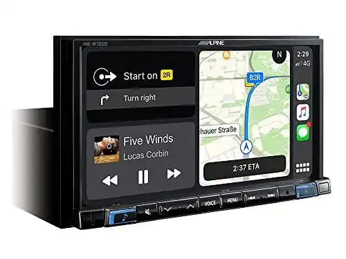 Alpine Autoradio INE-W720D mit 1DIN Navigation