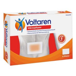 Wärmepflaster Voltaren ohne Arzneimittelwirkstoff für Schmerzlinderung